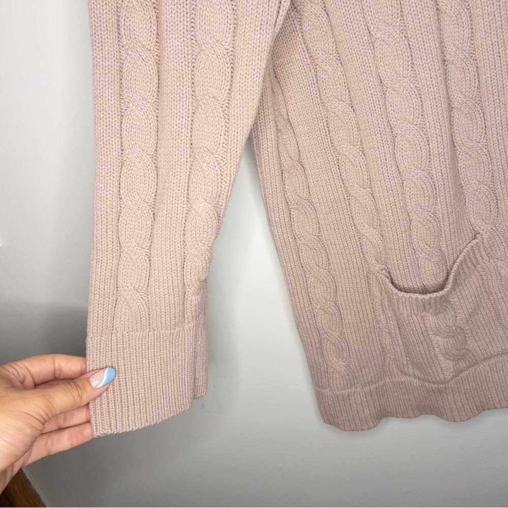 The Great Longline Cable Knit Cardigan Sweater - Picture 6 of 11
